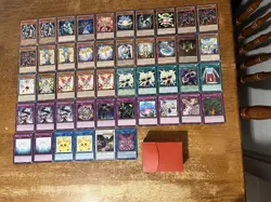 Yugioh Light fairy Deck Comes Sleeved And Deck Box lot 03 - Image 1
