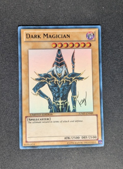 Yu-Gi-Oh! Dark Magician Limited edition Ultra Rare JUMP-EN049 Shonen Promo - Image 1