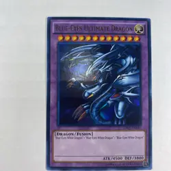 Yugioh Blue-Eyes Ultimate Dragon Holo LDK2-ENK40 Unlimited Ultra Rare NM - Image 1