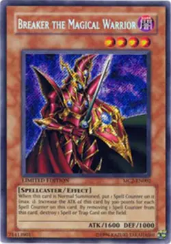 Yugioh! MP Breaker the Magical Warrior - MC2-EN002 - Secret Rare - Limited Editi - Image 1