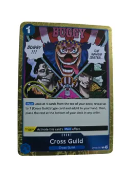 One Piece Cross Guild OP09-057 Rare Emperors of The New World NM Foil Card. - Image 1