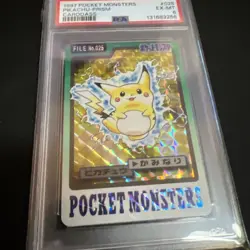 PSA 6 Pikachu Prism 025 Pokemon Carddass Card Japanese 1997 Near Mint - Image 2