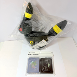 Pokemon Center Celestial Espeon & Umbreon Card Sleeves (130 Sleeves) & Plush - Image 1