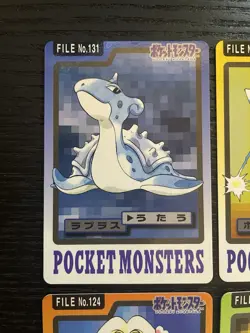 Pokemon Carddass 1997 Lot Set of 6 NO EVOLUTION cards BANDAI - Image 2
