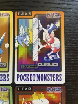 Pokemon Carddass 1997 Lot Set of 6 NO EVOLUTION cards BANDAI - Image 4