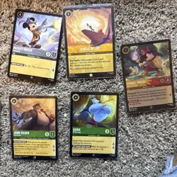 Disney Lorcana Chapters 5-9 Bulk Card Lot 1,000+ Legendary, Super Rare, Etc. - Image 4