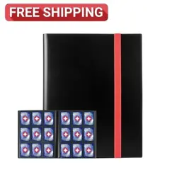 Toploader Binder for Cards 9-Pocket Holder Fits 360 Top Loaders Organizer - Image 1