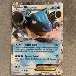 Pokemon TCG Blastoise EX Black Star Promo Card XY30 - Image 1