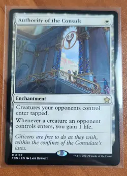 Magic MTG Authority of the Consuls FDN 0137 Regular Rare - NM condition - Image 1