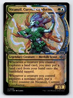 Nicanzil, Current Conductor (Showcase) U The Lost Caverns of Ixalan # 306 NM Nor - Image 1