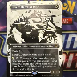 Mtg. Skrelv, Defector Mite. Showcase. Phyrexia: All Will Be One. Non Foil Owl - Image 1