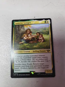 1x MTG LOTR: Samwise Ganged (Legendary Creature) Regular Rare 0222 Free Shipping - Image 1