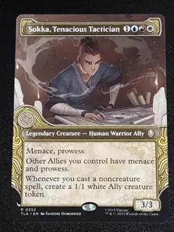 MTG Avatar: The Last Airbender Sokka, Tenacious Tactician Showcase 0352 NM Rare - Image 1