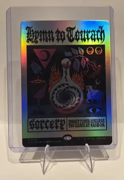 Hymn to Tourach 0008 Near Mint NM FOIL SLC Secret Lair Encyclopedia Magic MTG - Image 1