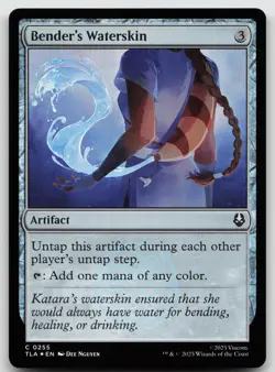 Bender's Waterskin C Foil Avatar: The Last Airbender 255 NM - Image 1