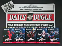 SDCC 2025 Magic The Gathering x Marvel Spider-Man Complete 5 Deck Set w/ Playmat - Image 1