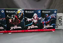 SDCC 2025 Magic The Gathering x Marvel Spider-Man Complete 5 Deck Set w/ Playmat - Image 4