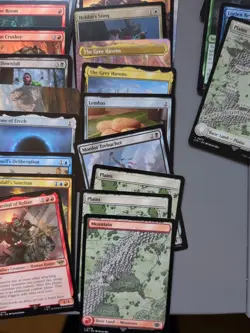 MTG 157 Lord Of The Rings LTR Only Lot Inc Full Art Basic Land, Foils,Rare.Nm - Image 3