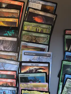 MTG 157 Lord Of The Rings LTR Only Lot Inc Full Art Basic Land, Foils,Rare.Nm - Image 4
