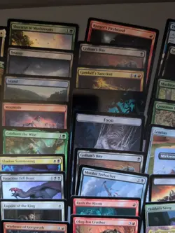 MTG 157 Lord Of The Rings LTR Only Lot Inc Full Art Basic Land, Foils,Rare.Nm - Image 5