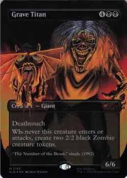 MTG Grave Titan (Rainbow) (2188) | NM Foil | Secret Lair Iron Maiden {SLD} - Image 2