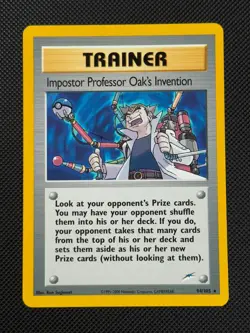 Imposter Professor Oak's Invention 94/105 REGULAR Pokemon Card WOTC Neo Destiny - Image 1