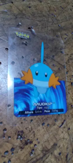 Mudkip 016 Pokemon Lamincards Edibas - ESP - EXC - Image 1