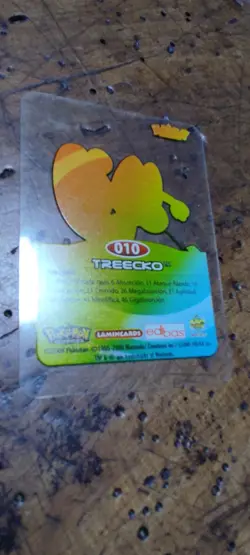 Treecko 010 Pokemon Lamincards Edibas - ESP - EXC - Image 2