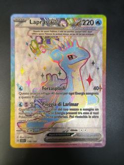 Carta Pokemon Lapras EX 158/142 Corona Astrale SCR Full Art Holo ITA Near Mint - Image 1