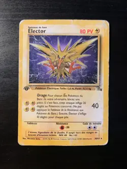 Carte Pokemon : Elector 30/62 Edition 1 Fossile Wizards Francaise - Image 1