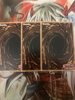 YUGIOH EFFECT VEILER QUARTER CENTURY SECRET RARE RA04-EN004 x3 PLAYSET - Image 2