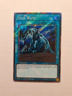 ☆ RA03-EN104 Cold Wave Platinum Secret Rare YuGiOh ☆ - Image 1