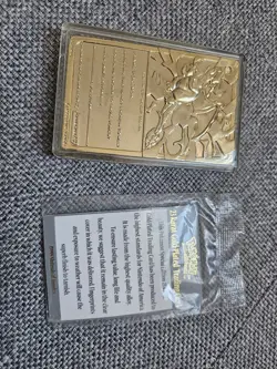 1999 Charizard Gold Plated Bar #006 Card Limited Ed Burger King Pokemon Pokeball - Image 4