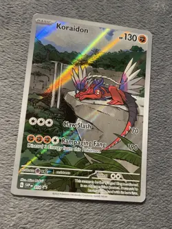 Koraidon 014 SVP EN Scarlet Violet Promo Full Art Illustration Rare Pokemon Card - Image 2
