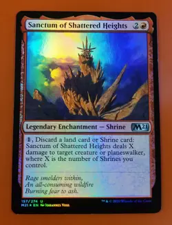 1x Sanctum of Shattered Heights | FOIL | M21 Core Set 2021 | MTG Magic Cards - Image 1