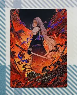 Nibelheim Aflame Art Card (Gold-Stamped Signature) [ART SERIES] MTG Magic Clean - Image 1