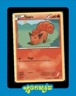 Pokemon Cards: Vulpix 18/124 B&W Dragons Exalted Set! EX MP - Image 1