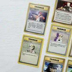 Vintage Pokemon Japanese Trainer Card Lot - Gym Heroes/Challenge - 12 Cards WOTC - Image 4