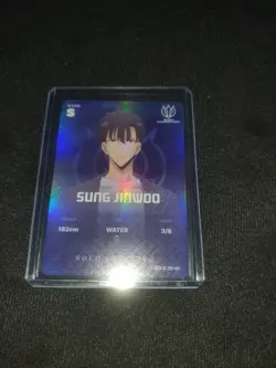 Solo Leveling Mapniverse SL2E Sung Jinwoo PM* Promo ID 01 Card - Image 1