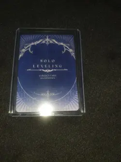 Solo Leveling Mapniverse SL2E Sung Jinwoo PM* Promo ID 01 Card - Image 2