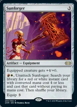 MTG English Sunforger NM Foil Double Masters - Image 1
