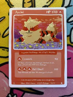 Pokepu v2 - Arcini (Arcanine) 21/77 - Derpy Pokemon Parody / Fan Art Card - Image 1