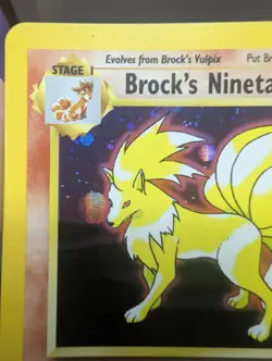 Brock's Ninetales 3/132 Gym Challenge Holo NM/MT Pokemon Card - Image 4