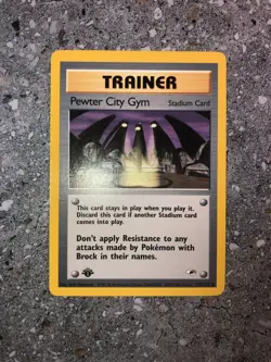 Pokemon TCG Cards 1st Edition Pewter City Gym 115/132 Gym Heroes Uncommon NM - Image 3