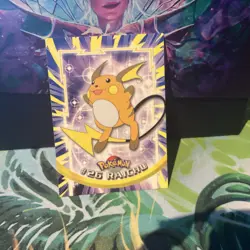 Pokemon Topps Trading Card #26 Raichu - Image 1