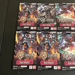 Gundam Card Game GD02 Dual Impact 10 Sleeved Booster Packs All Sealed English! - Image 2