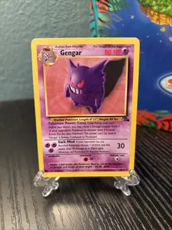 Gengar 20/62 - Pokemon Fossil Unlimited Rare Card Non Holo NM - Image 1