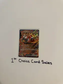 Gouging Fire ex - 144 SV: Scarlet & Violet Promo Cards NM Pokemon Card TCG - Image 1