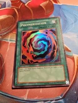 Polymerization Magic Card LOB-059 YuGiOh! 1996 Legend of Blue eyes LP/MP - Image 2