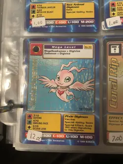 Marineangemon 1999 foil letter Digimon Card - Image 3